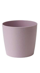 Горшок цветочный круглый нежно-лиловый D100мм 0.5л - фото